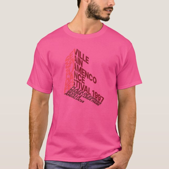 Camiseta Festival de Danza Flamenca de Sevilla España (Anverso)