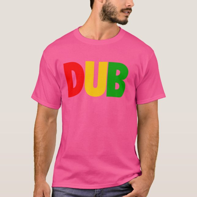 Camiseta Festival de discos de vinilo de música Dub Reggae  (Anverso)