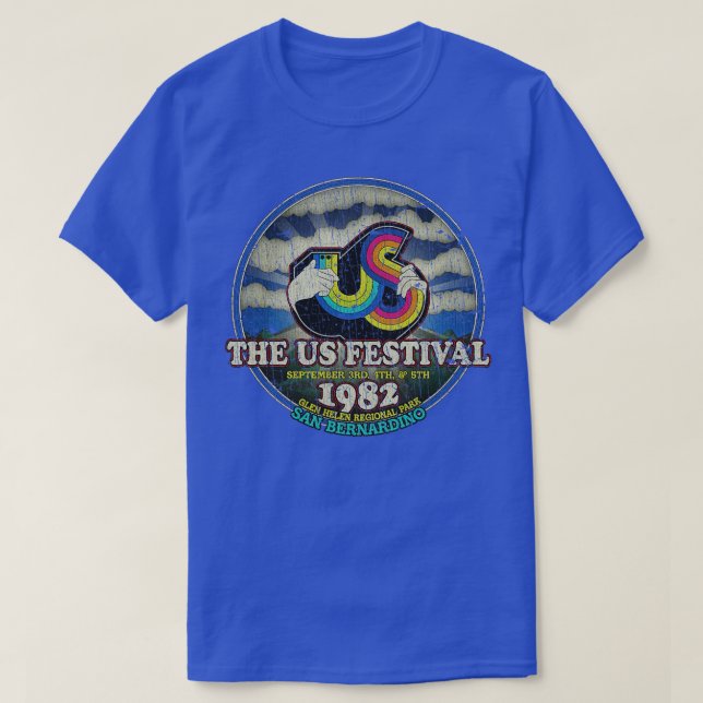 Camiseta Festival de Estados Unidos de 1982 (Diseño del anverso)