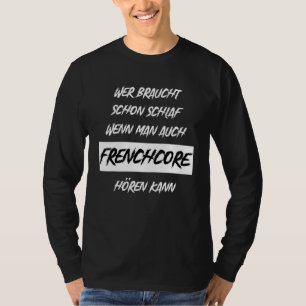 Camiseta Festival de Frenchcore Música Rave estilo duro