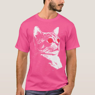 Camiseta Festival de Gatos Rave Edm Ilusión Trippy Gatito P