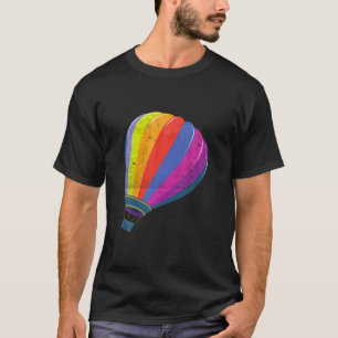Camiseta Festival de Globos Retro de diseño de globo aerost