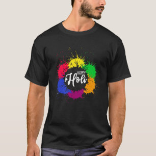 Camiseta Festival de Holi India Primavera Hindú Hombres Muj