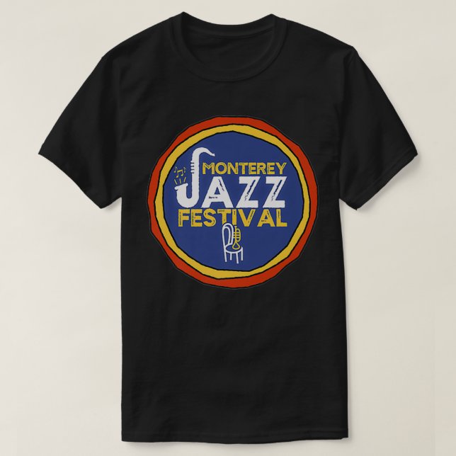 Camiseta Festival de Jazz de Monterey Circle Premium (Diseño del anverso)