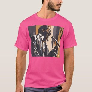 Camiseta Festival de Jazz de Música Vocalista para Hombres