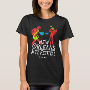 Camiseta Festival de Jazz de Nueva Orleans regalo de Louisi