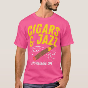 Camiseta Festival De Jazz Y Cigarro Para Hombres