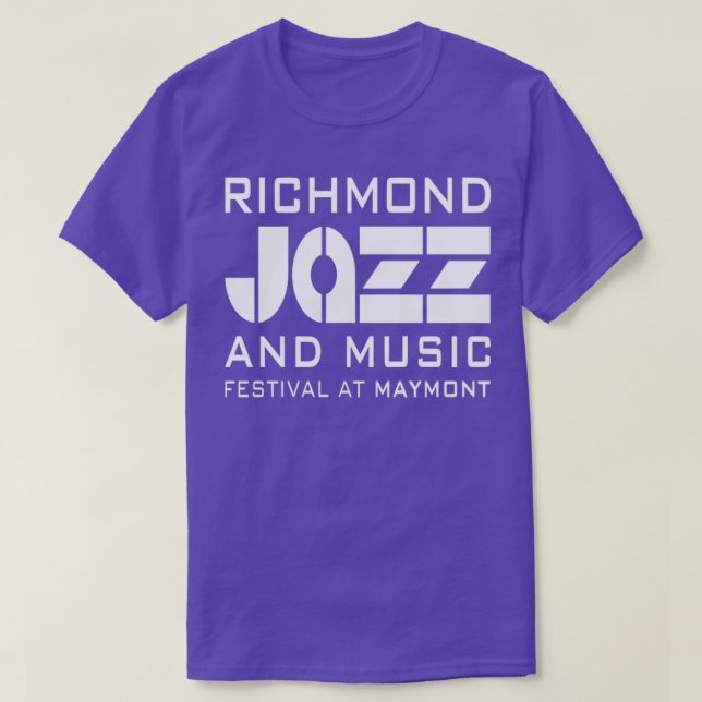 Camiseta Festival de Jazz y Música de Richmond (Diseño del anverso)