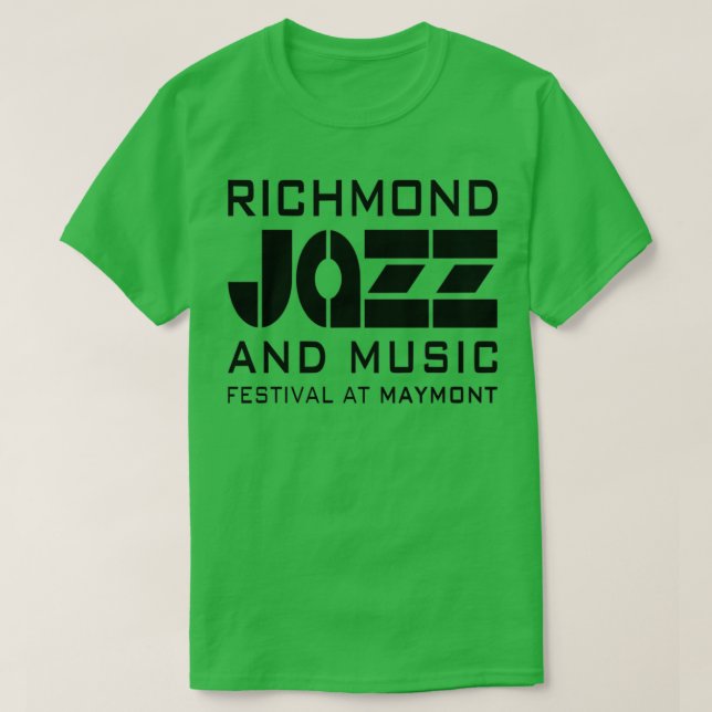 Camiseta Festival de Jazz y Música de Richmond (Diseño del anverso)