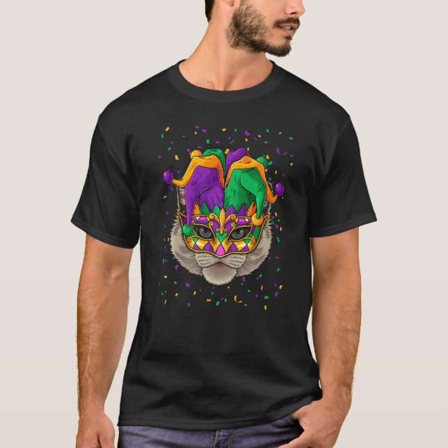 Camiseta Festival de Jester del Carnaval de Ragdoll Mardi G (Anverso)