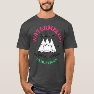 Camiseta Festival de la Corona de Sandía Vintage 1954 Fruta
