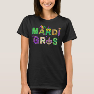 Camiseta Festival de la Gorra de la máscara Mardi Gras