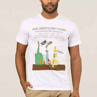 Camiseta Festival de la hierba 2010, del jardín y del arte