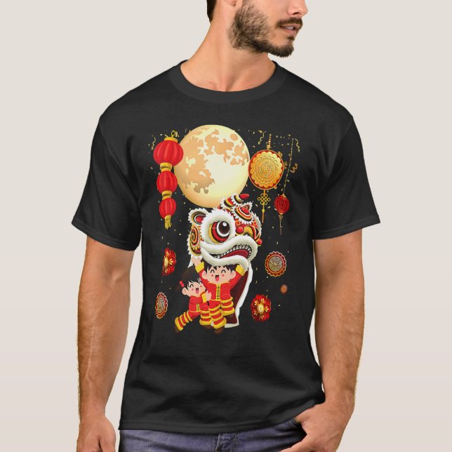 Camiseta Festival de la luna llena china de tet vietnamita  (Anverso)