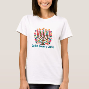 Camiseta Festival de las Luces de Hanukkah - Amantes de las