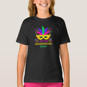 Camiseta Festival de Mardi Gras, que comiencen los Shengani