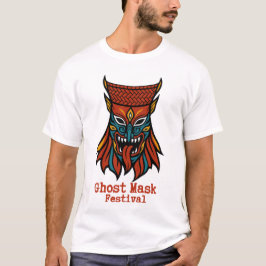 Camiseta festival de máscaras fantasma