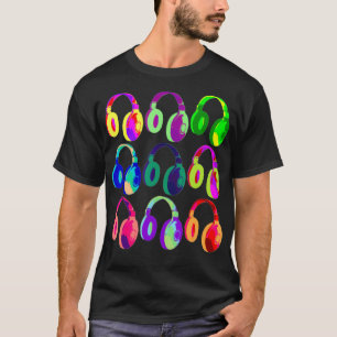 Camiseta Festival de música de baile para audífonos EDM DJ