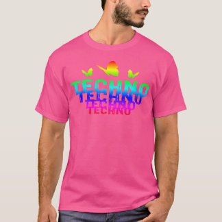 Camiseta Festival de Música de Baile Techno Fading Butterfl