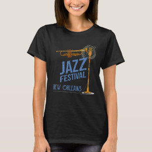 Camiseta Festival de Música de Jazz de Nueva Orleans divert