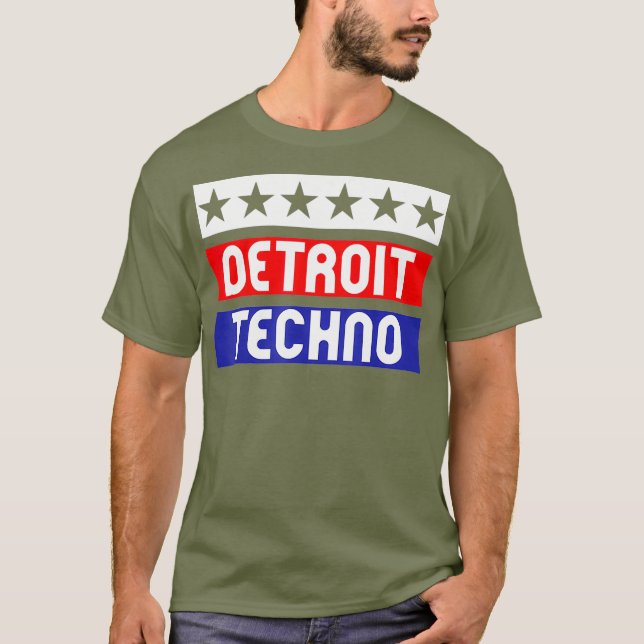 Camiseta Festival de Música de la Casa Técnica de Detroit U (Anverso)