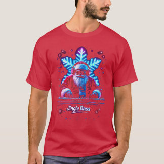 Camiseta Festival de Música Rave de Navidad DJ Santa Raver 