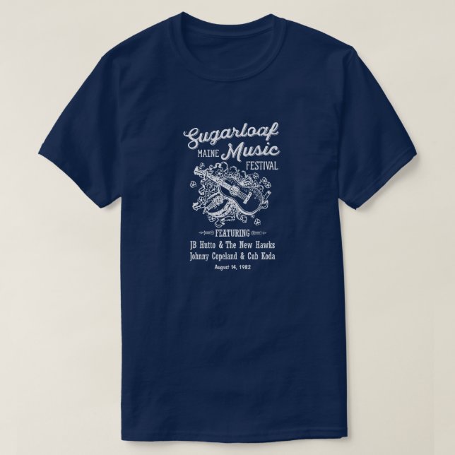 Camiseta Festival de Música Sugarloaf Maine (Diseño del anverso)