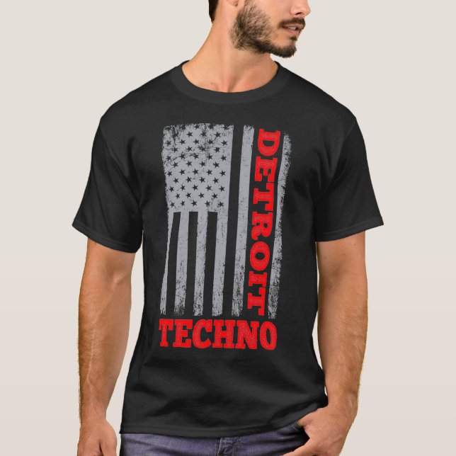 Camiseta Festival de música Tech House de Detroit (Anverso)