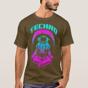 Camiseta Festival de música Techno Rave EDM Trippy Astronau
