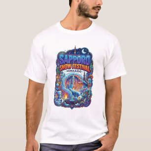 CAMISETA FESTIVAL DE NIEVE DE SAPPORO HOKKAIDOJAPÓN