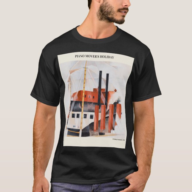 Camiseta FESTIVAL DE PIANO MOVER POR CHARLES DEMUTH, Resume (Anverso)