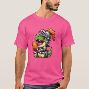 Camiseta Festival de Ren Faire T-Rex Dinosaur Knight Mediev