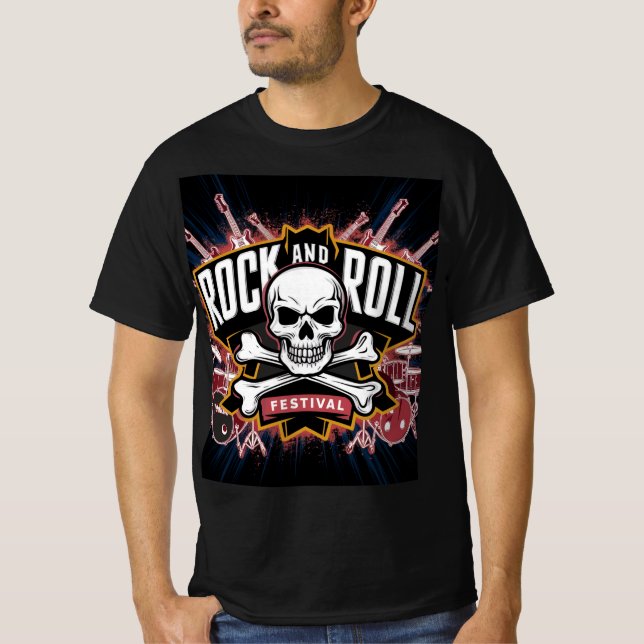 Camiseta Festival de Rock y Rollo (Anverso)