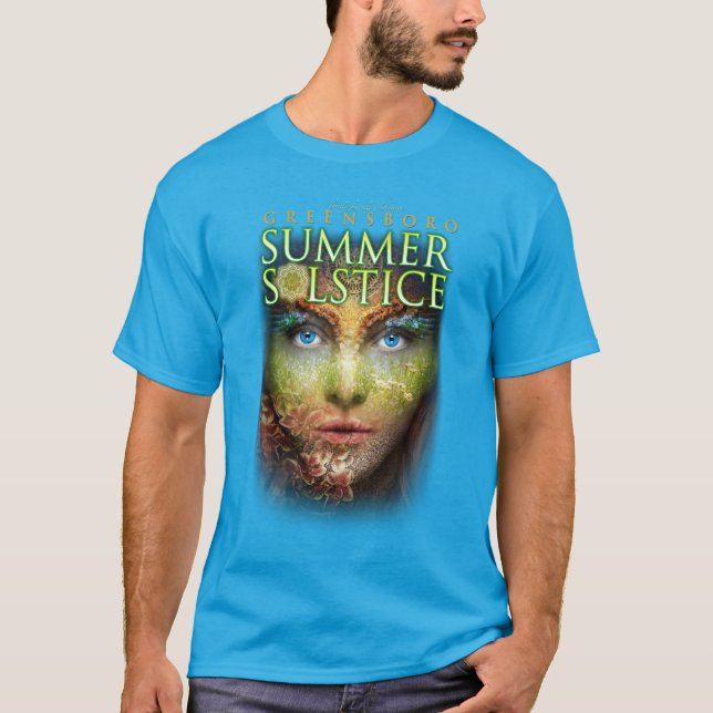 Camiseta Festival de Solsticio de Verano de Greensboro 2018 (Anverso)