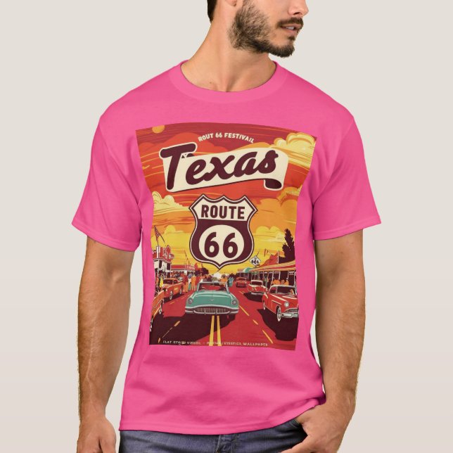 CAMISETA FESTIVAL DE TEXAS ROUTE 66 2025 (Anverso)