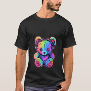 Camiseta Festival de verano de Trippy EDM para Mujeres Oso 