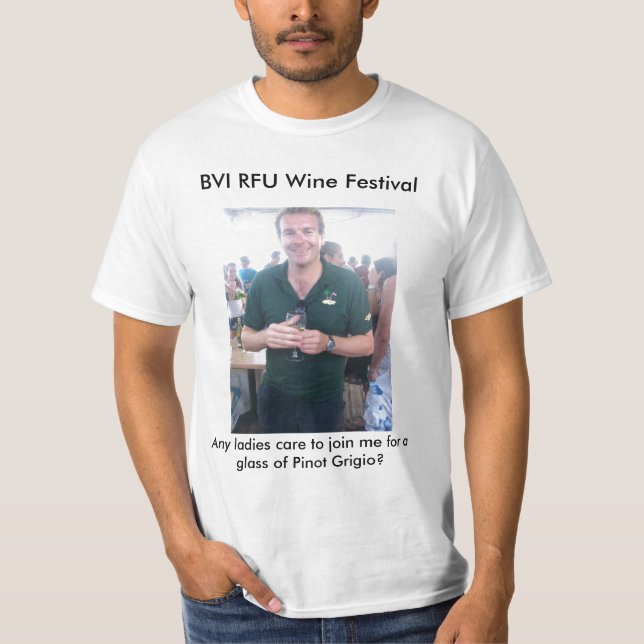 Camiseta Festival de vino de BVI RFU (Anverso)