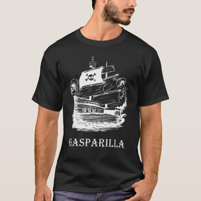 Camiseta Festival del Barco Pirata de Gasparillia (Anverso)