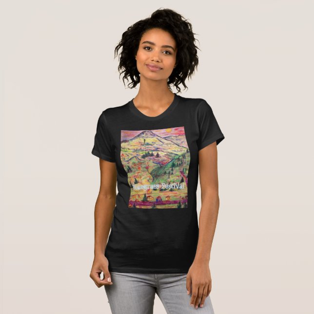 Camiseta Festival del bluegrass de Colorado (Anverso completo)