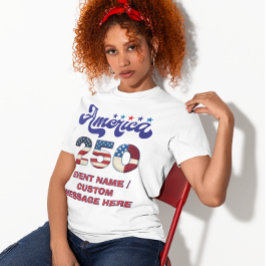 Camiseta Festival del Desfile Personalizado EE. UU. 250 Ani