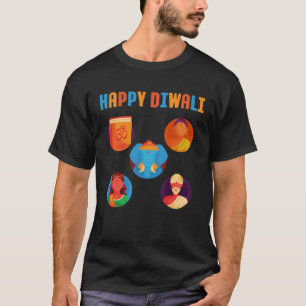 Camiseta Festival del Hinduismo Feliz Diwali
