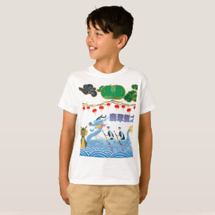 Camiseta Festival del Pulso del Dragón blanco