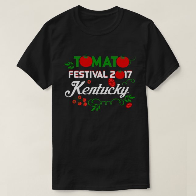 Camiseta Festival del Tomate 2017 Kentucky  (Diseño del anverso)