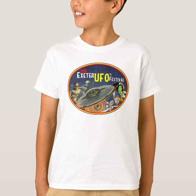 Camiseta Festival del UFO de Exeter (Anverso)