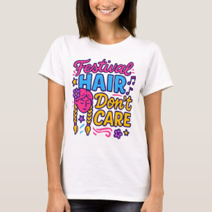 Camiseta Festival Hair no le importa el colorido festival d