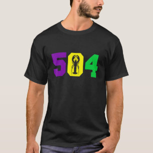 Camiseta Festival Mardi Gras 504 Crawfish Funny Avers