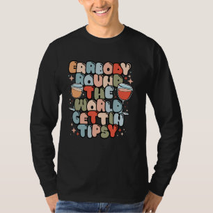 Camiseta Festival Mundial de Vinos de Comida Tipsy de Errbo