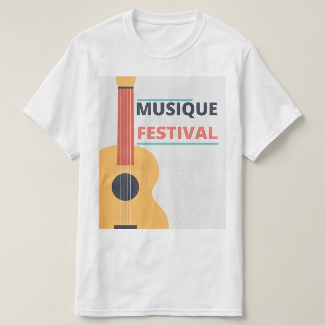 Camiseta festival música  (Diseño del anverso)