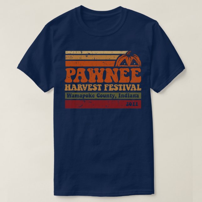 Camiseta Festival Pawnee Harvest (Diseño del anverso)