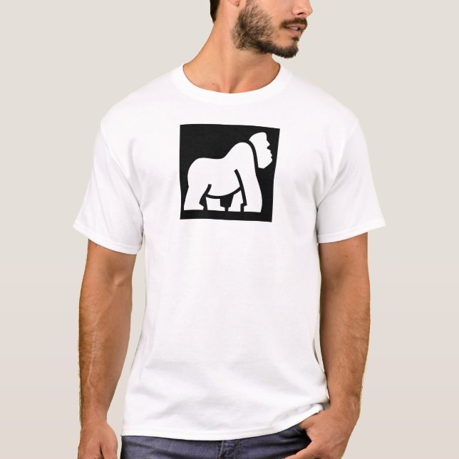 Camiseta Festival personalizable de Black Square de Gorila  (Anverso)